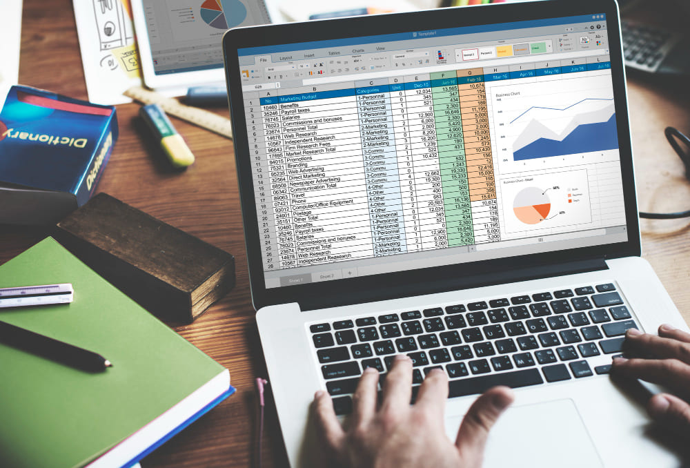 Various industries storing documents and data digitally